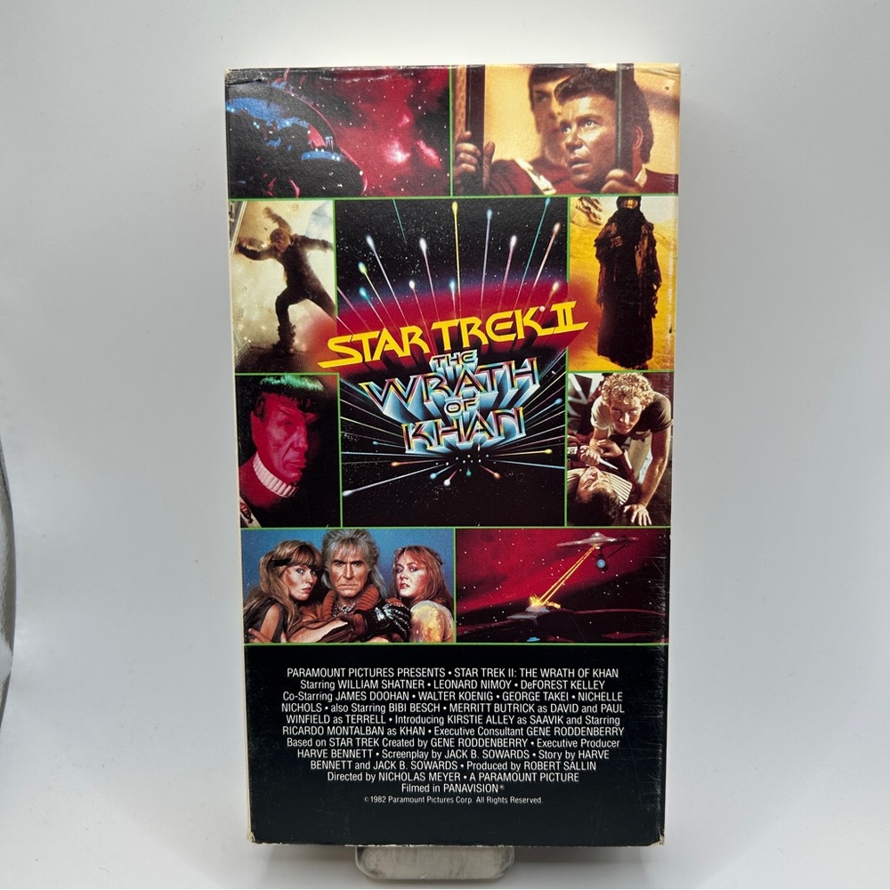 Star Trek II: The Wrath of Khan VHS Tapes